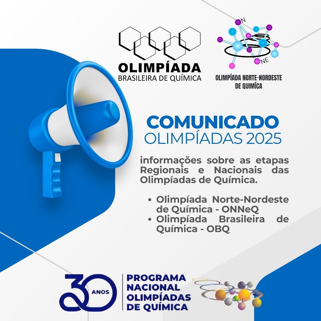 Provas da Olimpíada Norte-Nordeste de Química 2025
